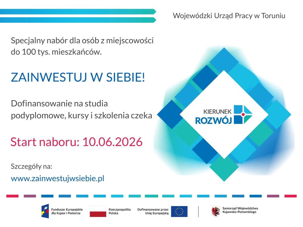 plakat projektu Kierunek Rozwój